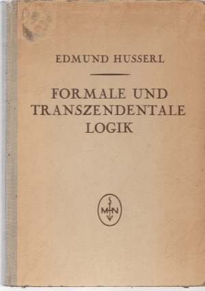 Sammelgebiet „Edmund Husserl“ – Bücher kaufen & sammeln